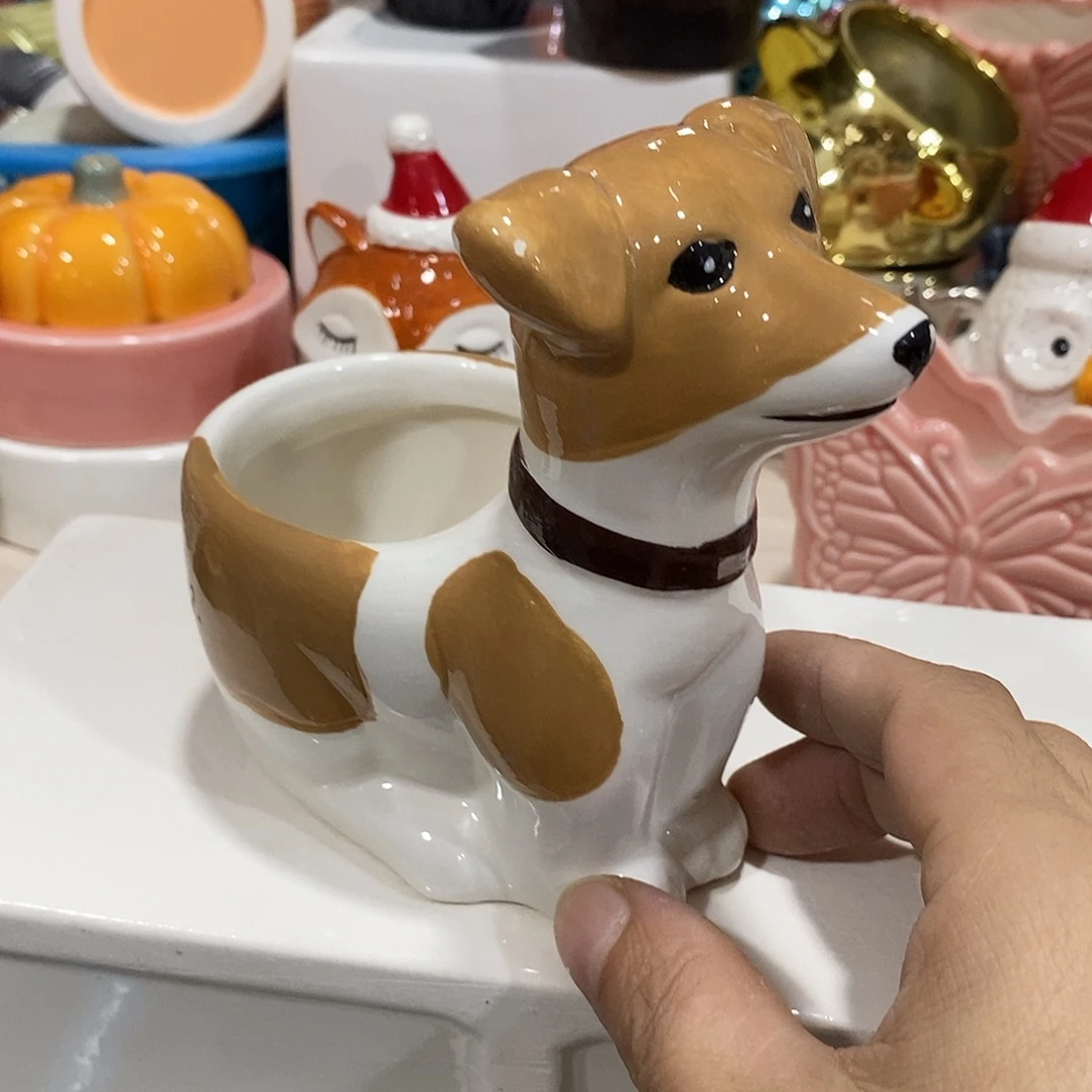 摆件陶陶盆有孔 瑕疵介意勿拍