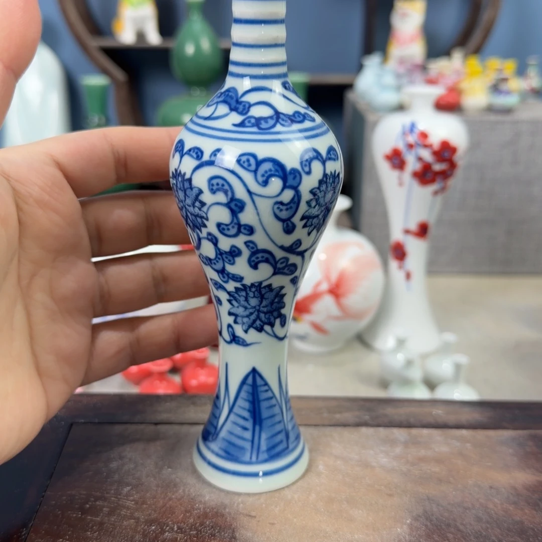 陶瓷手工小花器摆件
