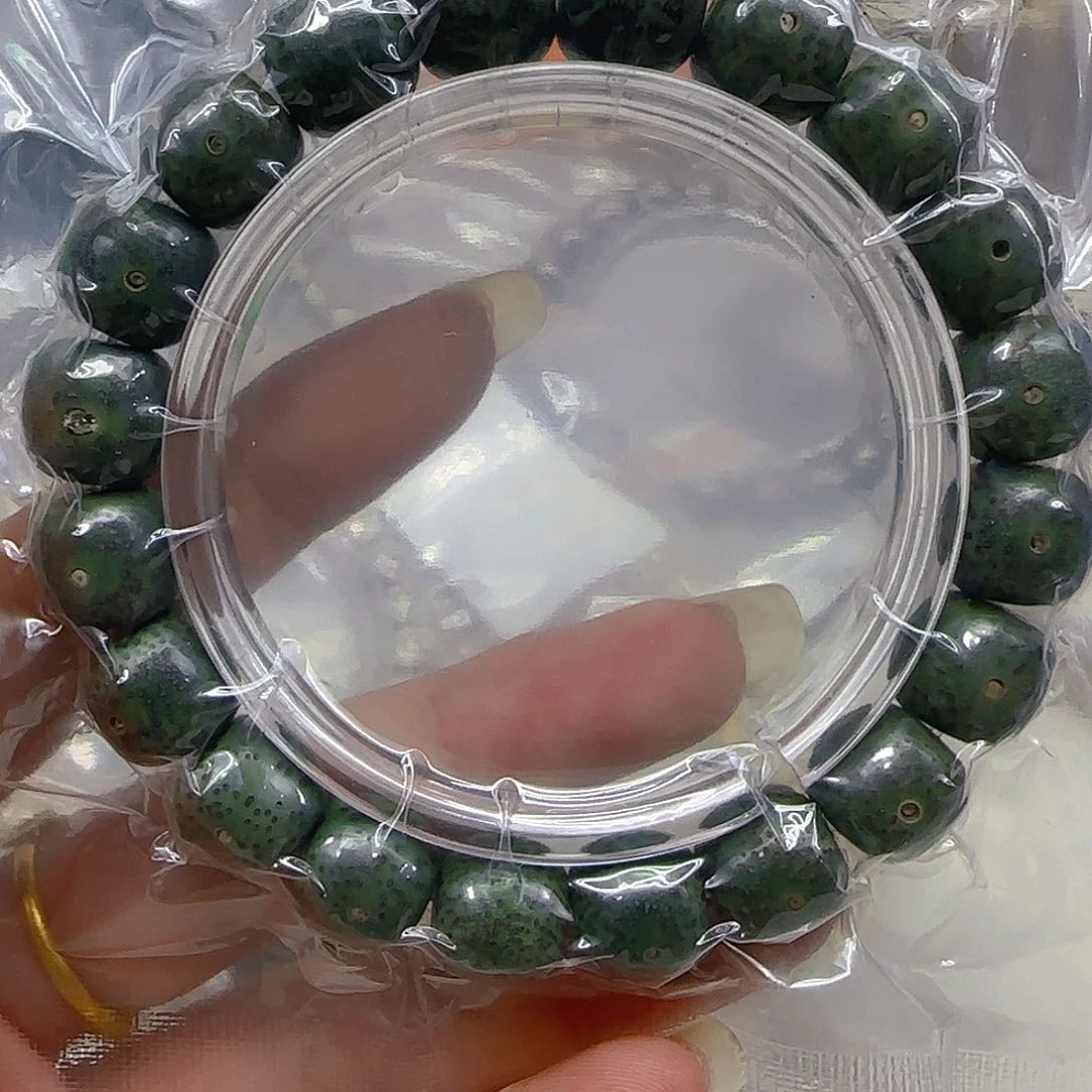 星月菩提手串147哈哈绿星月1.2桶单圈