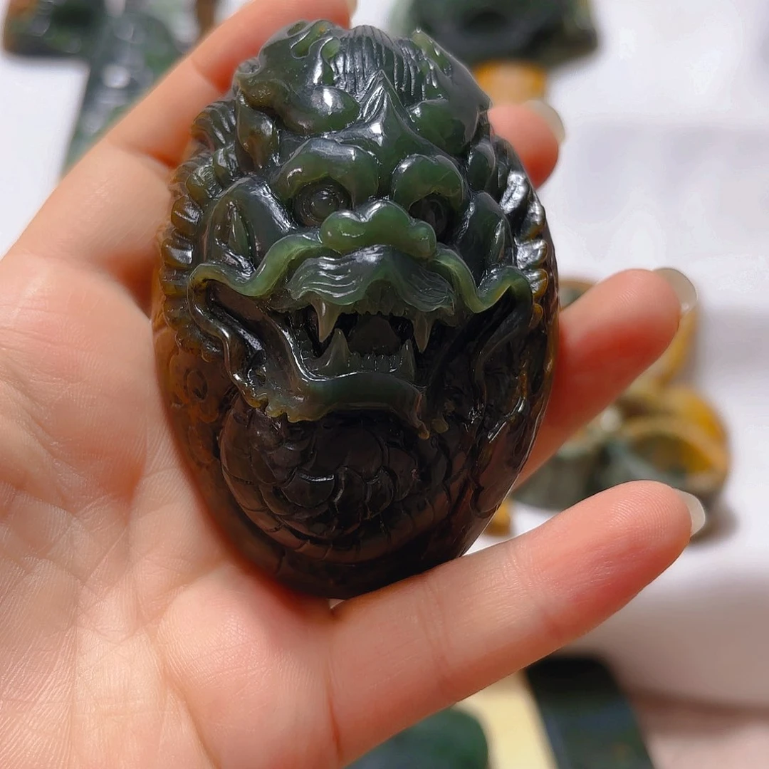 岫岩河磨玉（透闪石质玉）挂件未镶嵌