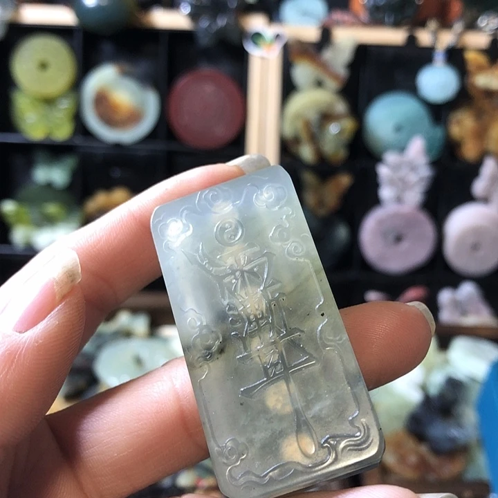 岫玉未镶嵌岫玉挂件