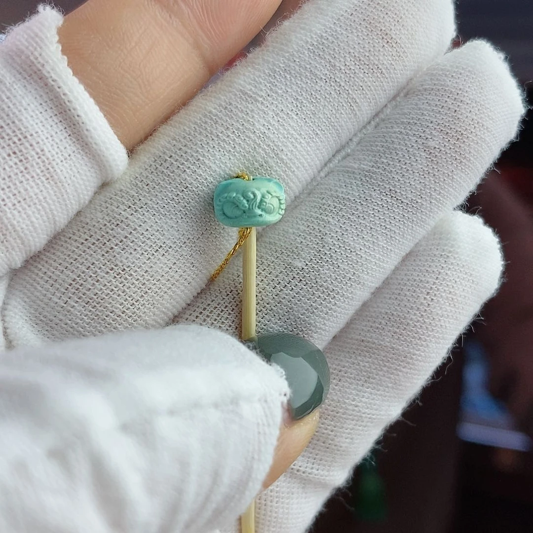 绿松石珠宝奇石未镶嵌