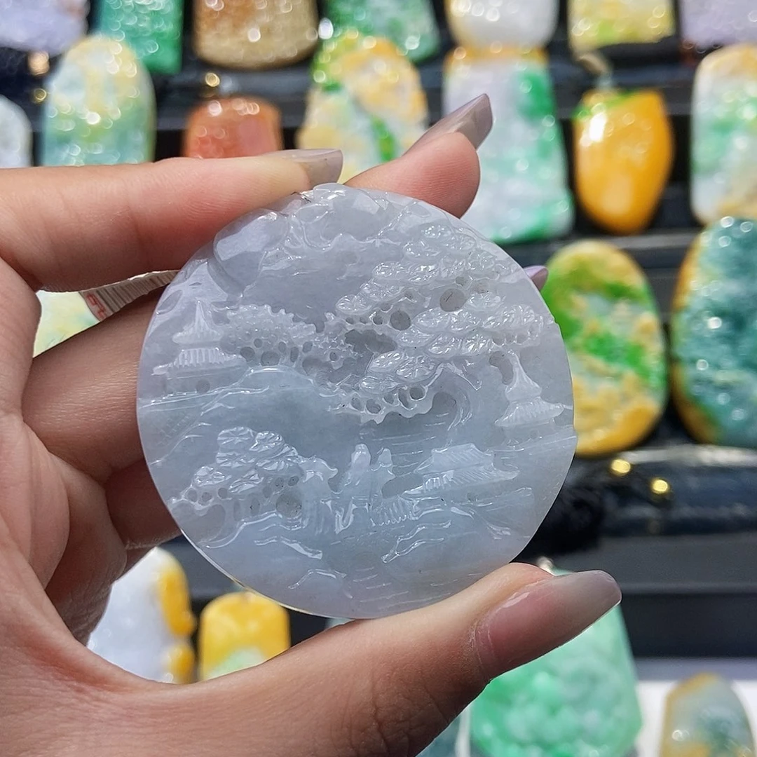 定制翡翠未镶嵌天然翡翠A货