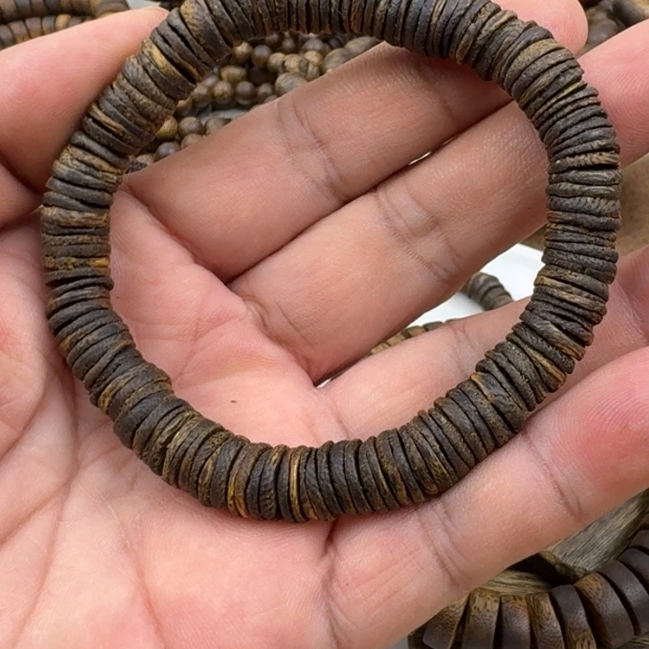 阿***囍手串沉香张勺子手串10克加