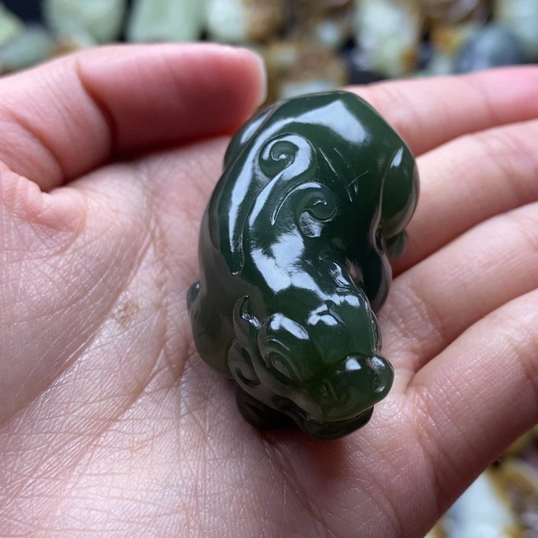 吊坠(不含链)未镶嵌和田玉（糖玉）飝***鷽