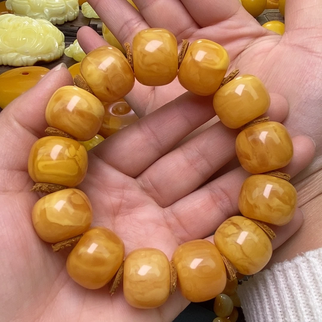 蜜蜡未镶嵌珠宝奇石