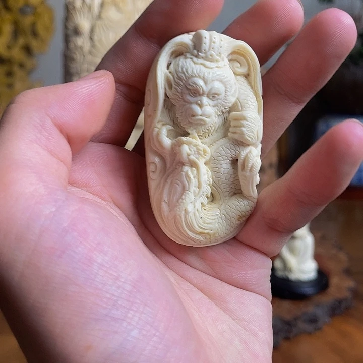 香榧木尚秋竹木雕刻mm闹东海