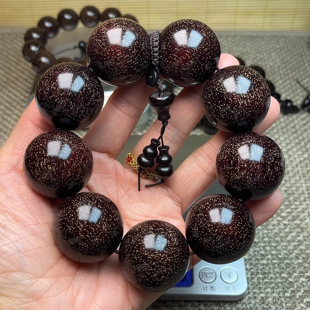 檀香紫檀（小叶紫檀）3.0 9颗 爆星