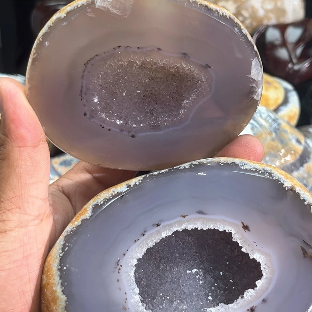 未镶嵌摆件紫晶聚宝盆