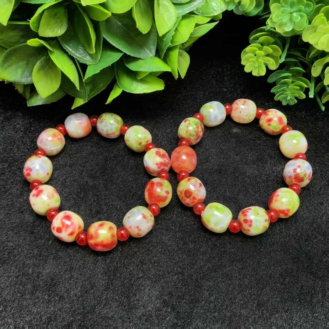 S8010【BBF】七色熔岩玛瑙手串-多样性发货只发一件