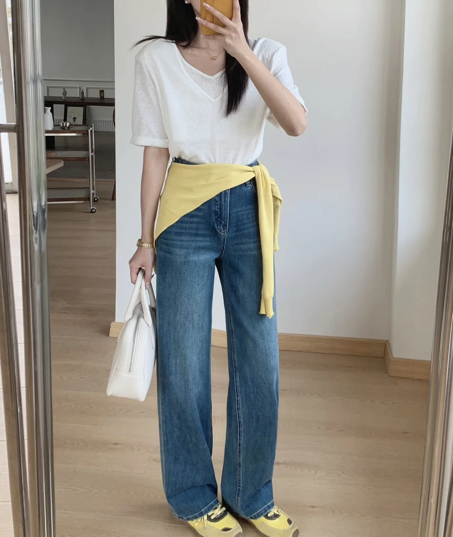 8096#压线四面弹窄窄裤