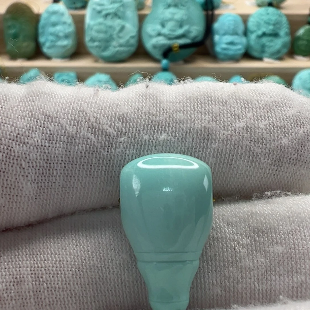 未镶嵌绿松石三通11.4mm