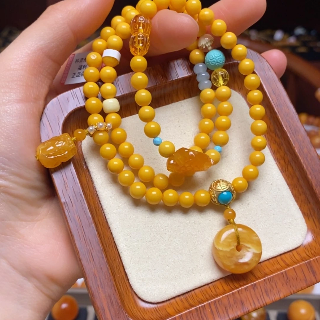 【闪购商品】蜜蜡手链未镶嵌手串