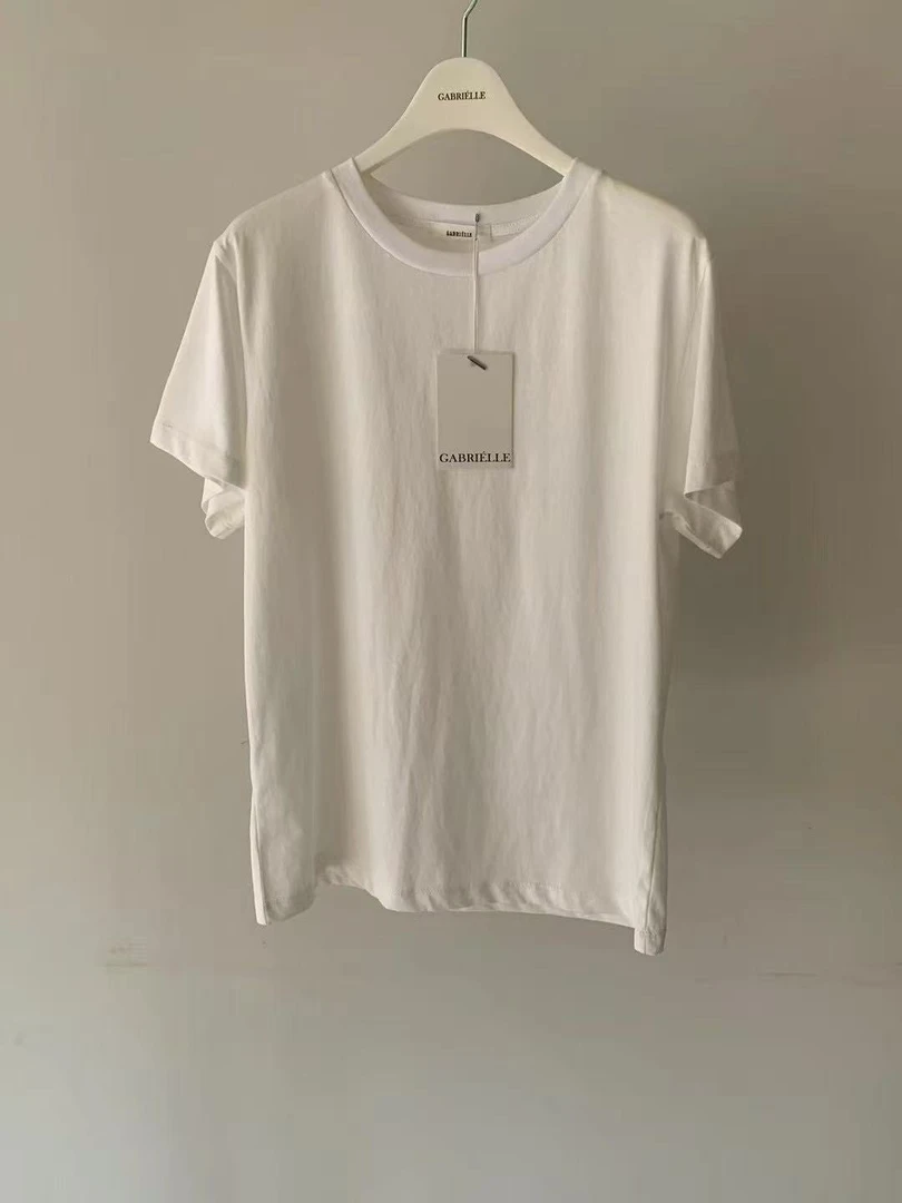 【晓晓家】NO退换-东大门ga设计师家白色短袖