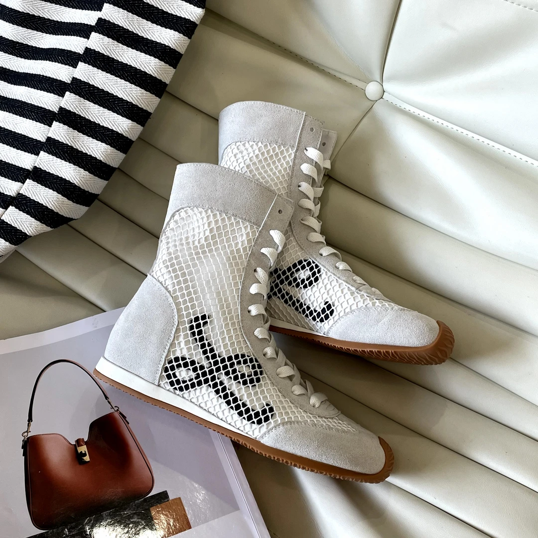 小小苏-权击鞋丨高帮鞋春季夏季软底百搭4公分左右时尚;ECX55258