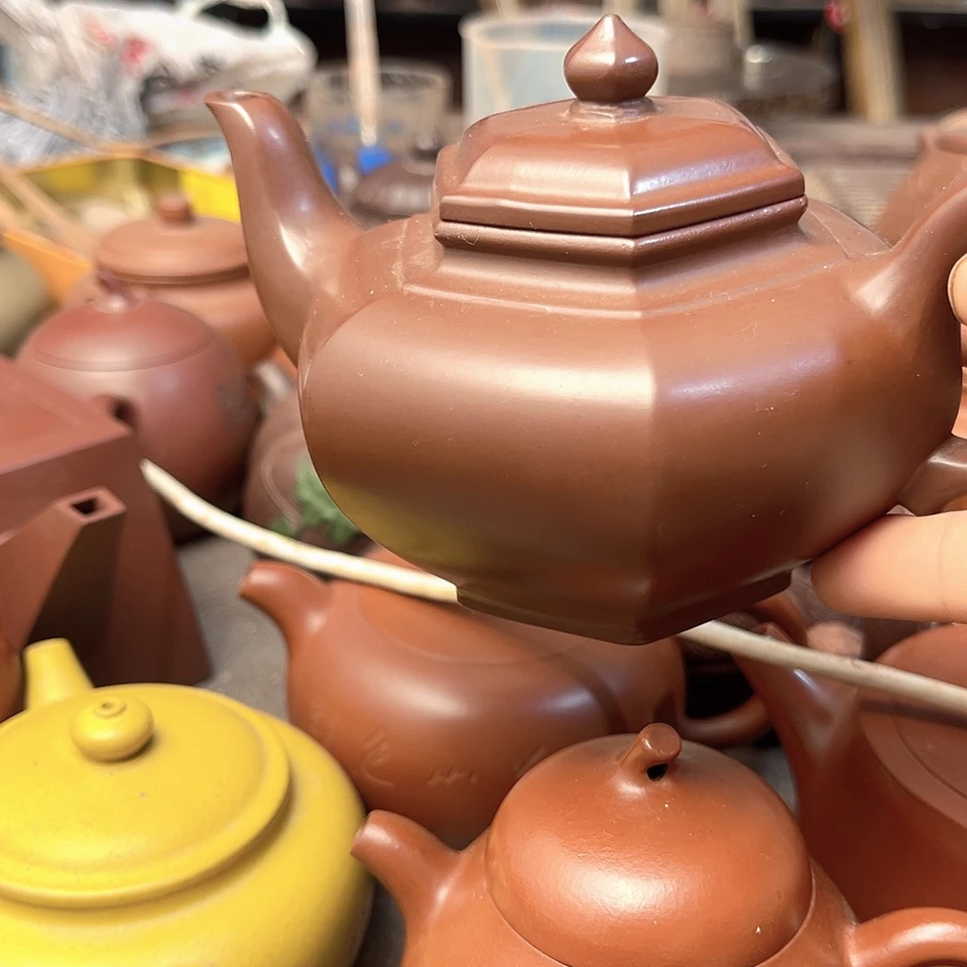 茶壶紫砂全手工制作和半手工制作