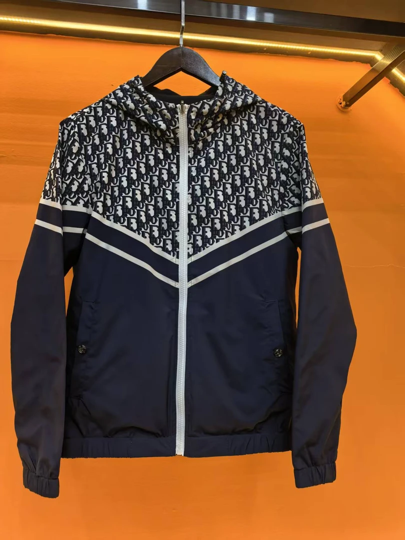 秋季新款男士休闲连帽双面外套百搭潮流修身2542款