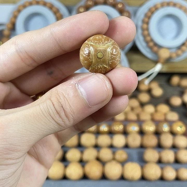 凤眼菩提吊坠。****，尼泊尔