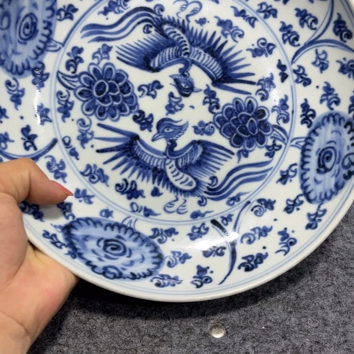 摆件蓝**云景德镇陶瓷艺术品