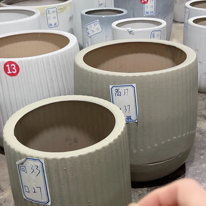 红陶陶瓷花盆默认微瑕