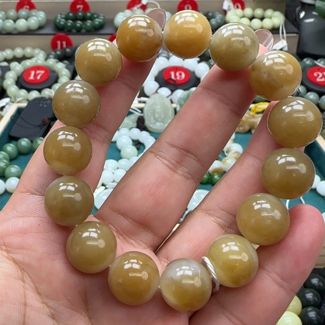 和田玉未镶嵌手链14