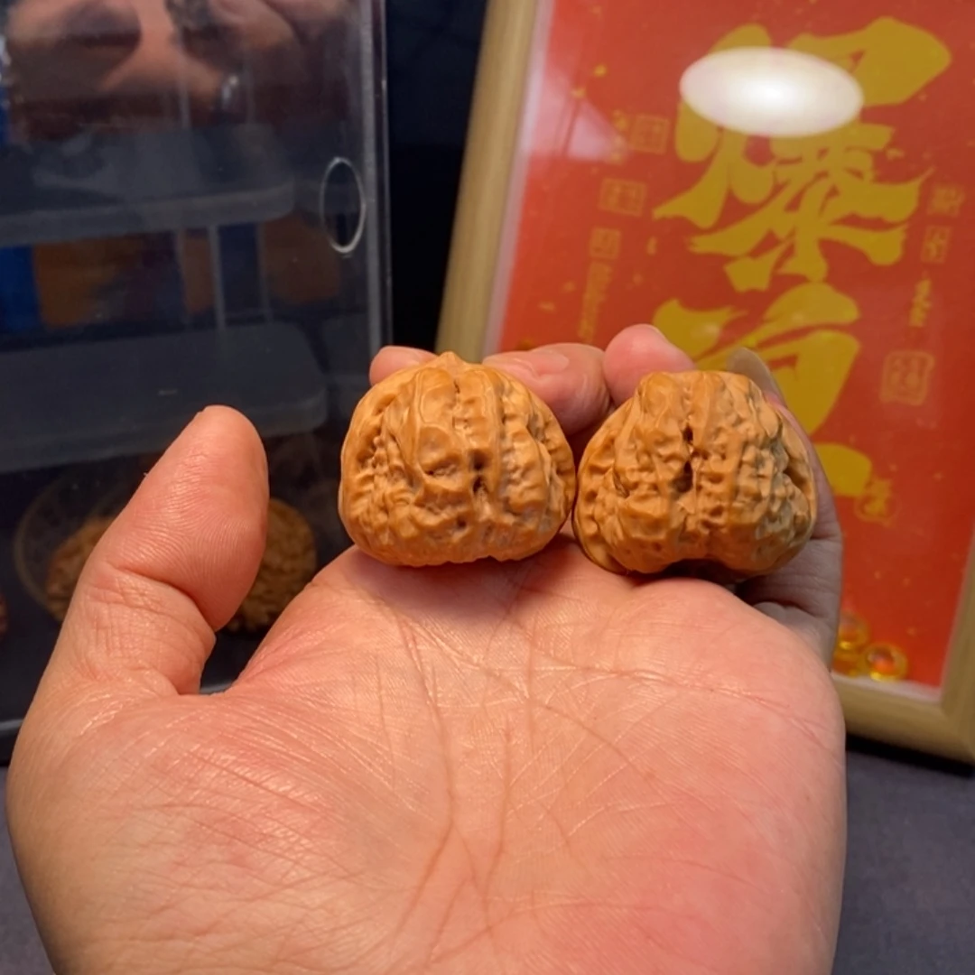元***霆把件文玩核桃全品无修36尺蛤蟆头