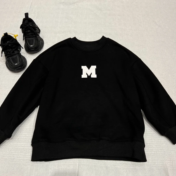 30516高端童装时尚百搭休闲圆领加绒卫衣C3-2-3