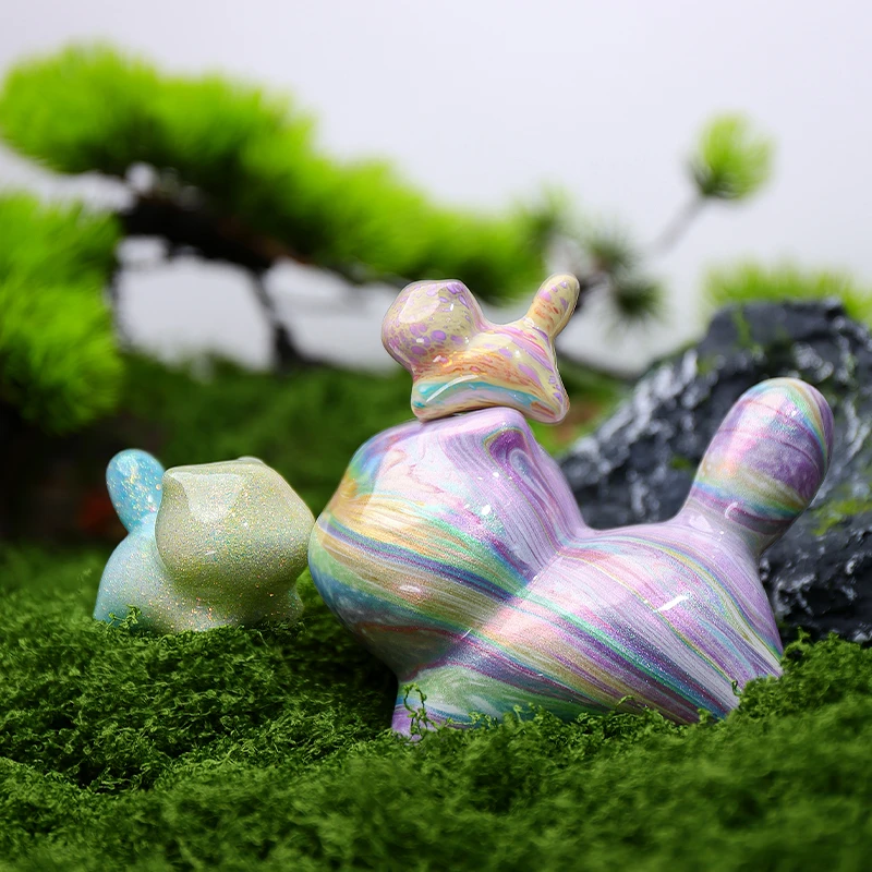 【漆彩抱富款&才才猫】抱富猫咪 杭州景区大漆趴趴猫可爱治愈摆件