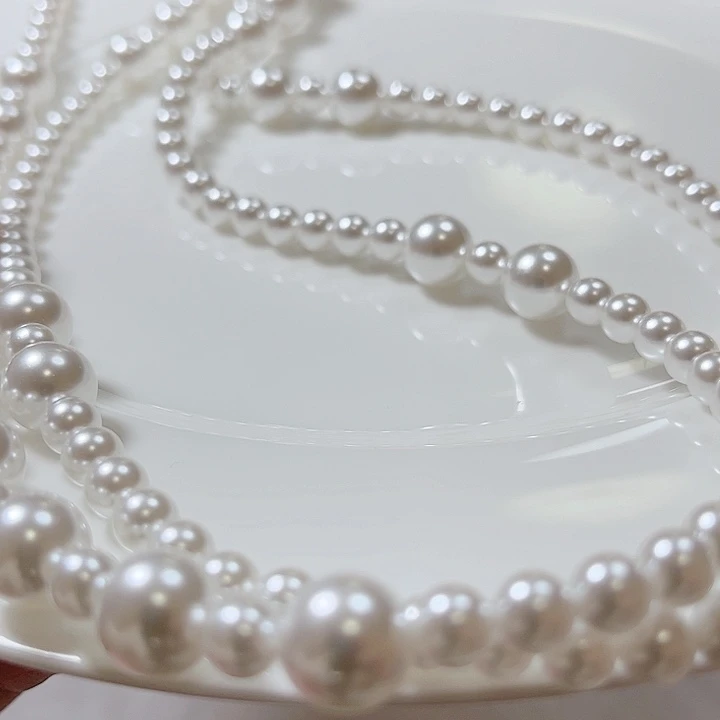 淡水珍珠贝珠毛衣链未镶嵌