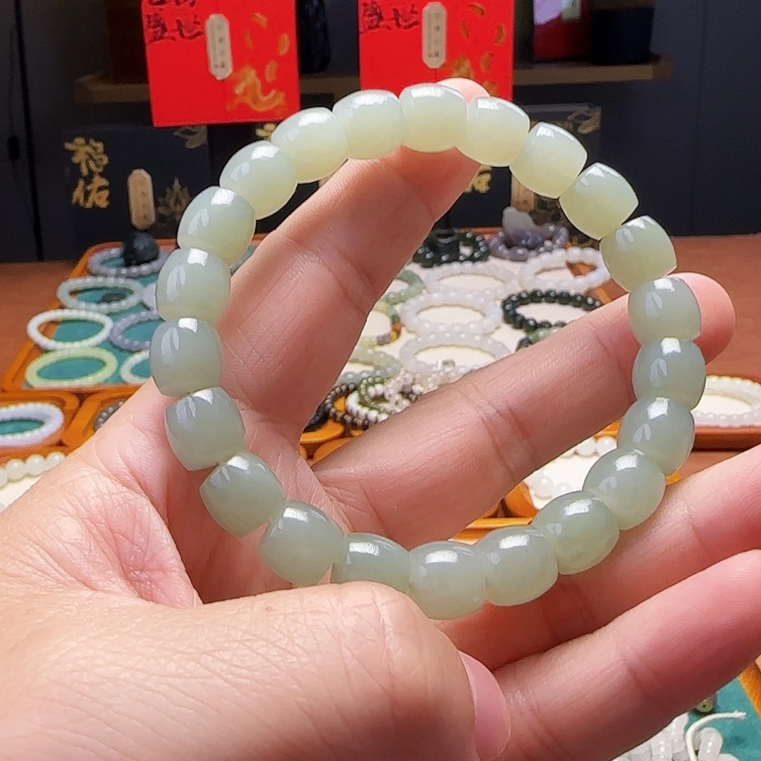 和田玉未镶嵌手链