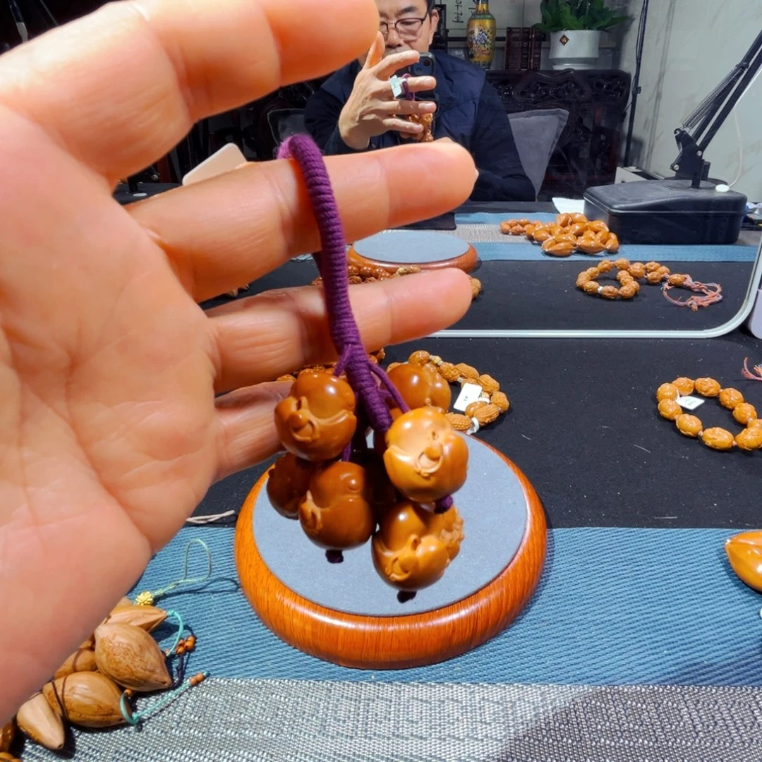 手串橄榄核多宝手串制作