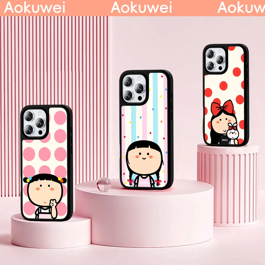 2025新款夏天卡通鎏金壳适用iPhone16promax手机壳苹果15新款15