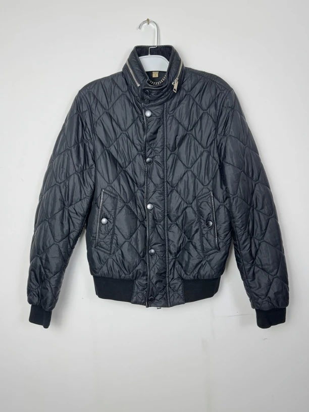 99新 BURBERRY/博柏利 经典菱形格棉服/XS码/体重120斤左右穿