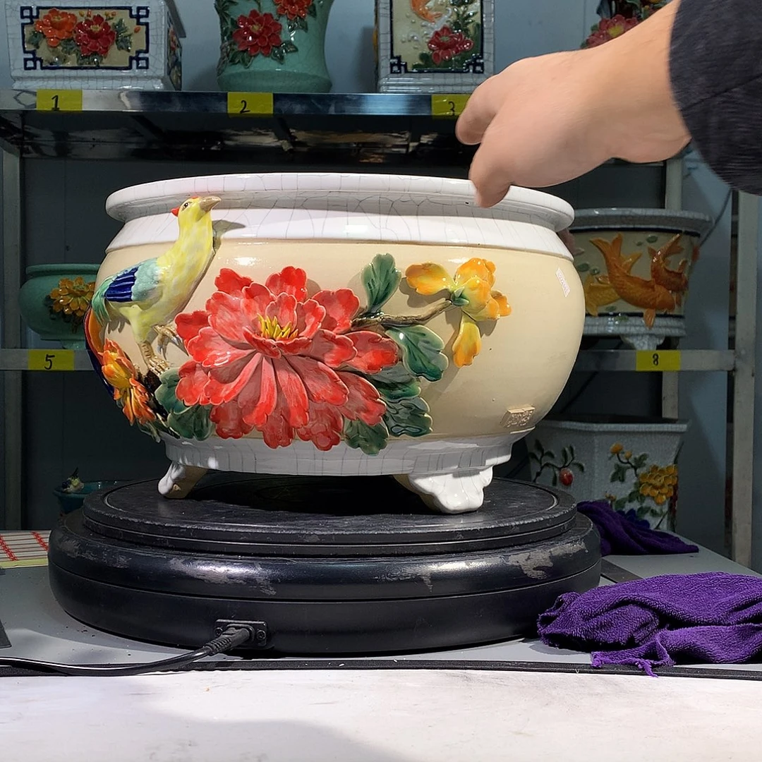 看***）石湾盆石湾盆石湾盆