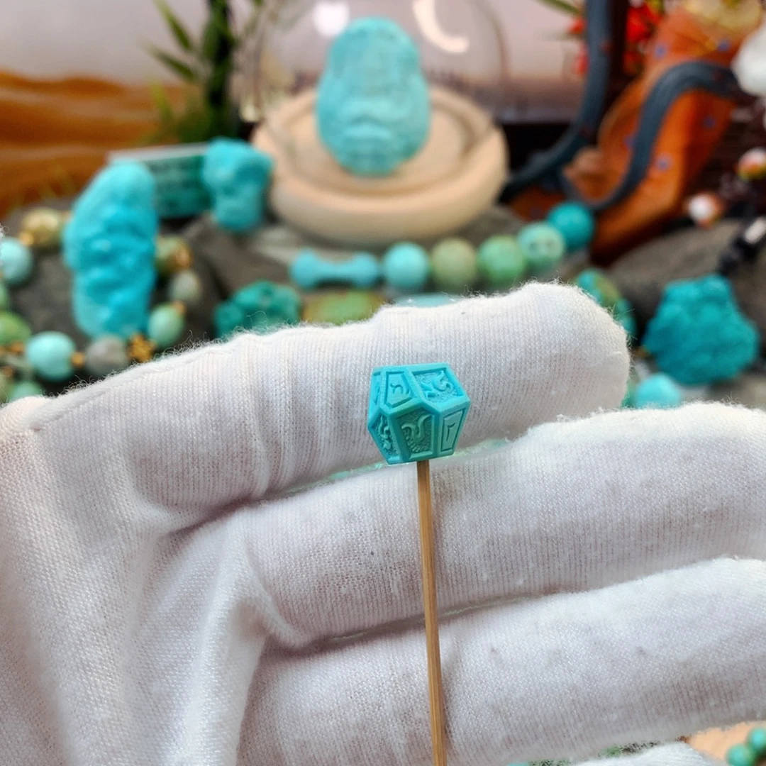 绿松石未镶嵌珠宝半成品