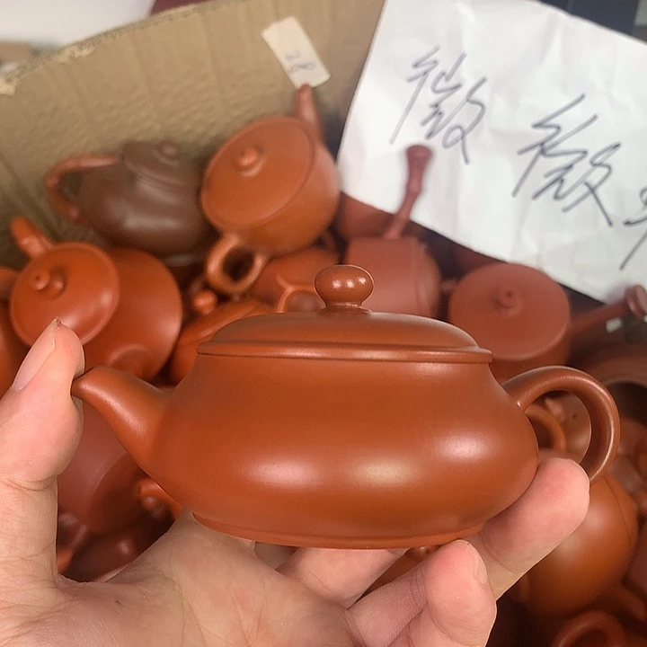 原矿朱泥茶具茶壶家用130