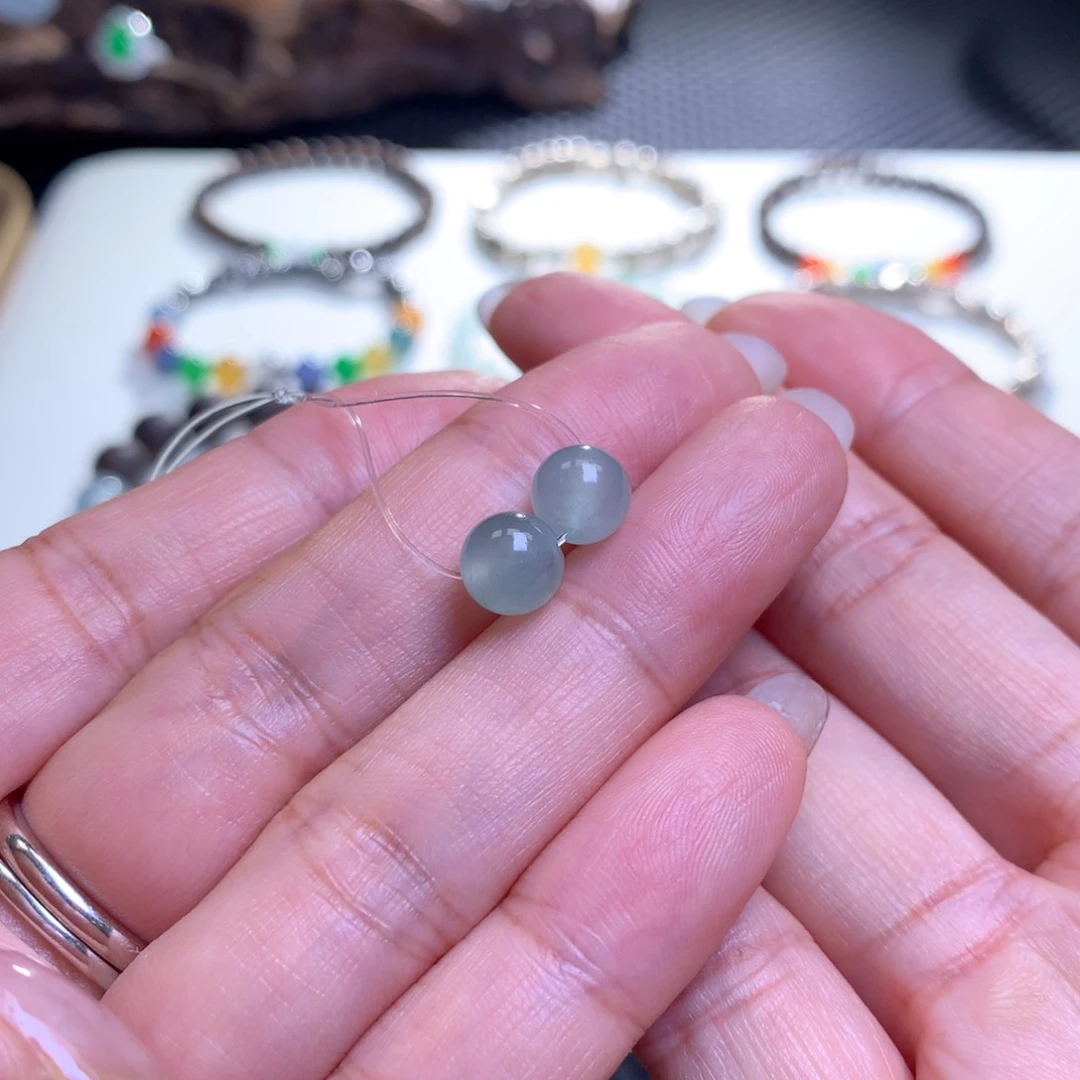 未镶嵌手链翡翠翡翠手串卡7.5