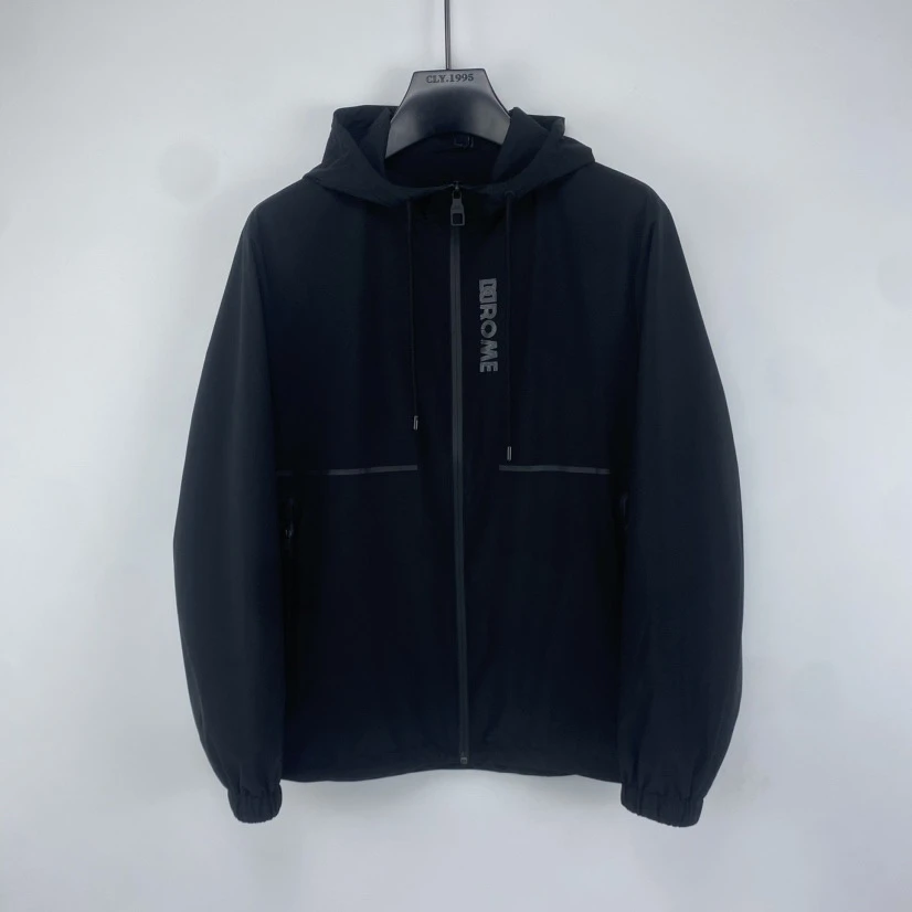 Dite/迪特 25年春秋纯色休闲防风连帽长袖夹克潮流户外2461018/19