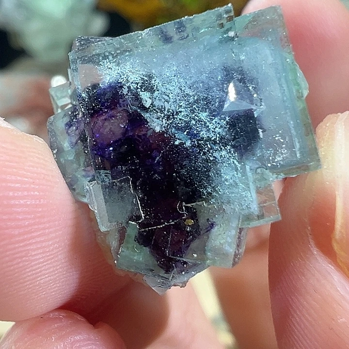 大理石纯铜内蒙古幻影莹石水晶