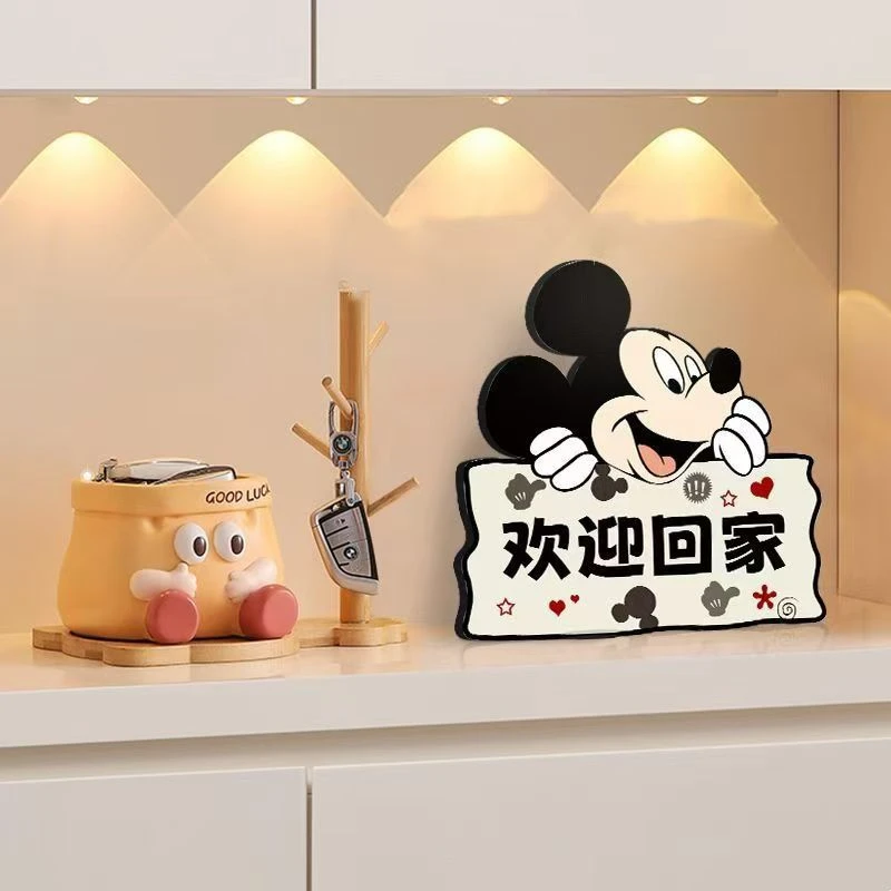 福利款欢迎回家轻奢装饰画入户玄关摆件装饰品酒柜鞋柜电视柜摆件