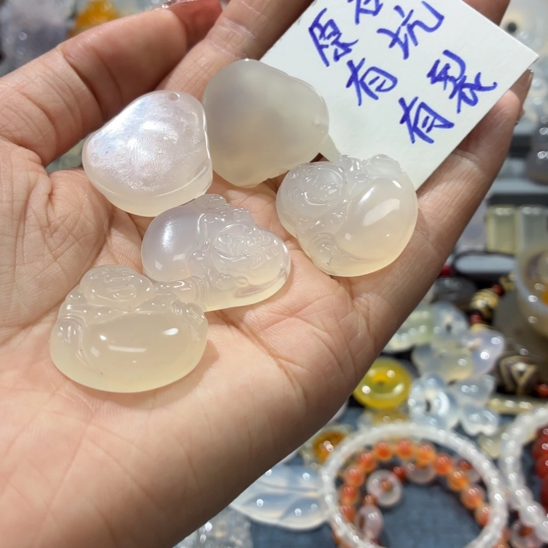 玛瑙/玉髓未镶嵌吊坠(不含链)