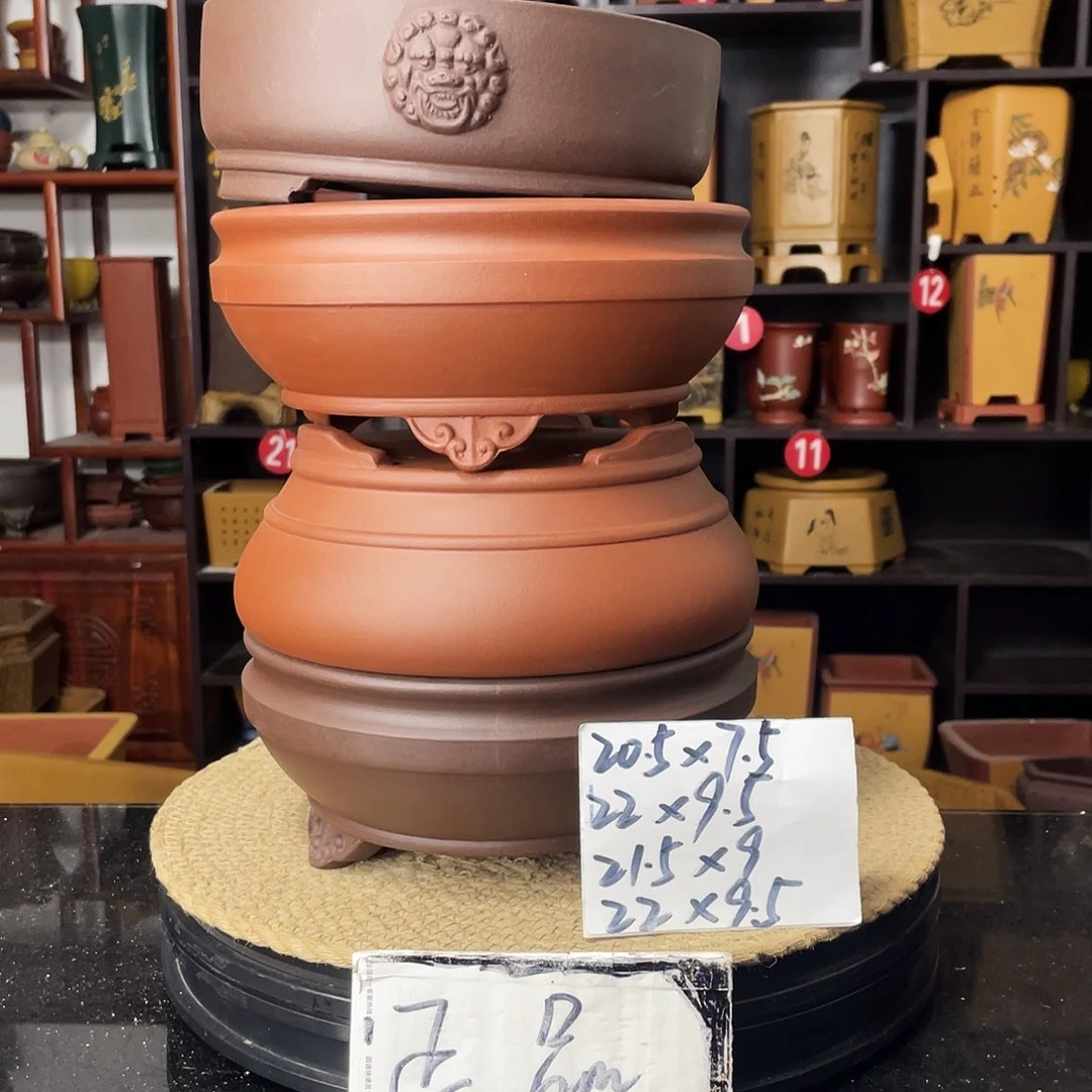 紫砂D-婉秋紫砂花盆