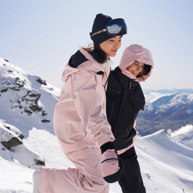 【好羽绒】90绒冬女一手长户外滑雪中厚羽绒服外套时尚简约B3014215