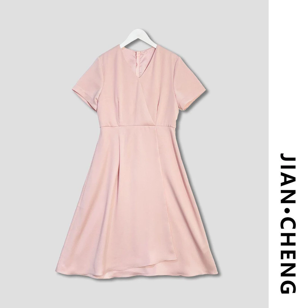 【简柽】温柔风叠片连衣裙D405-T8201