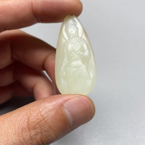 和田玉吊坠(不含链)未镶嵌非*