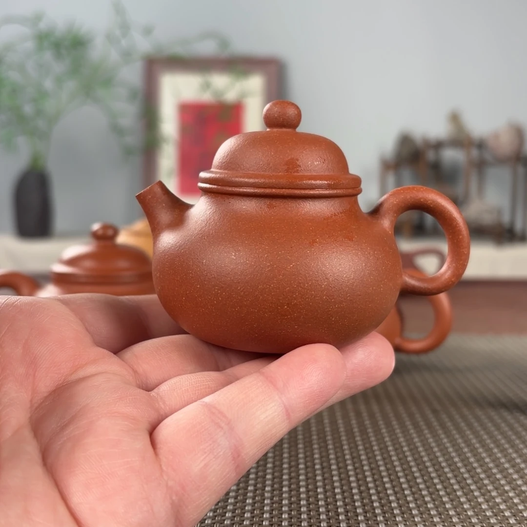 紫砂茶壶黄龙山原矿紫砂壶120