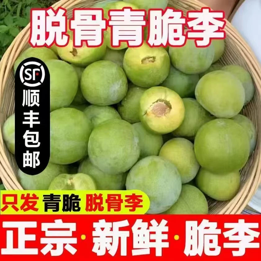 【顺丰包邮+网格发货】正宗重庆开州青脆脱骨李应季新鲜孕妇带箱5斤