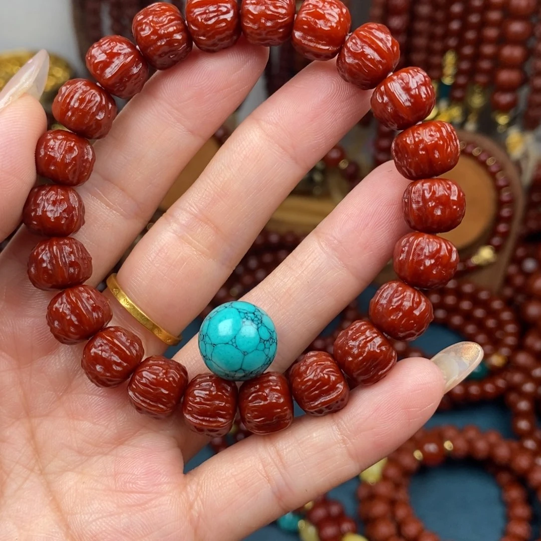 猴头核桃吊坠蛤蟆12+绿