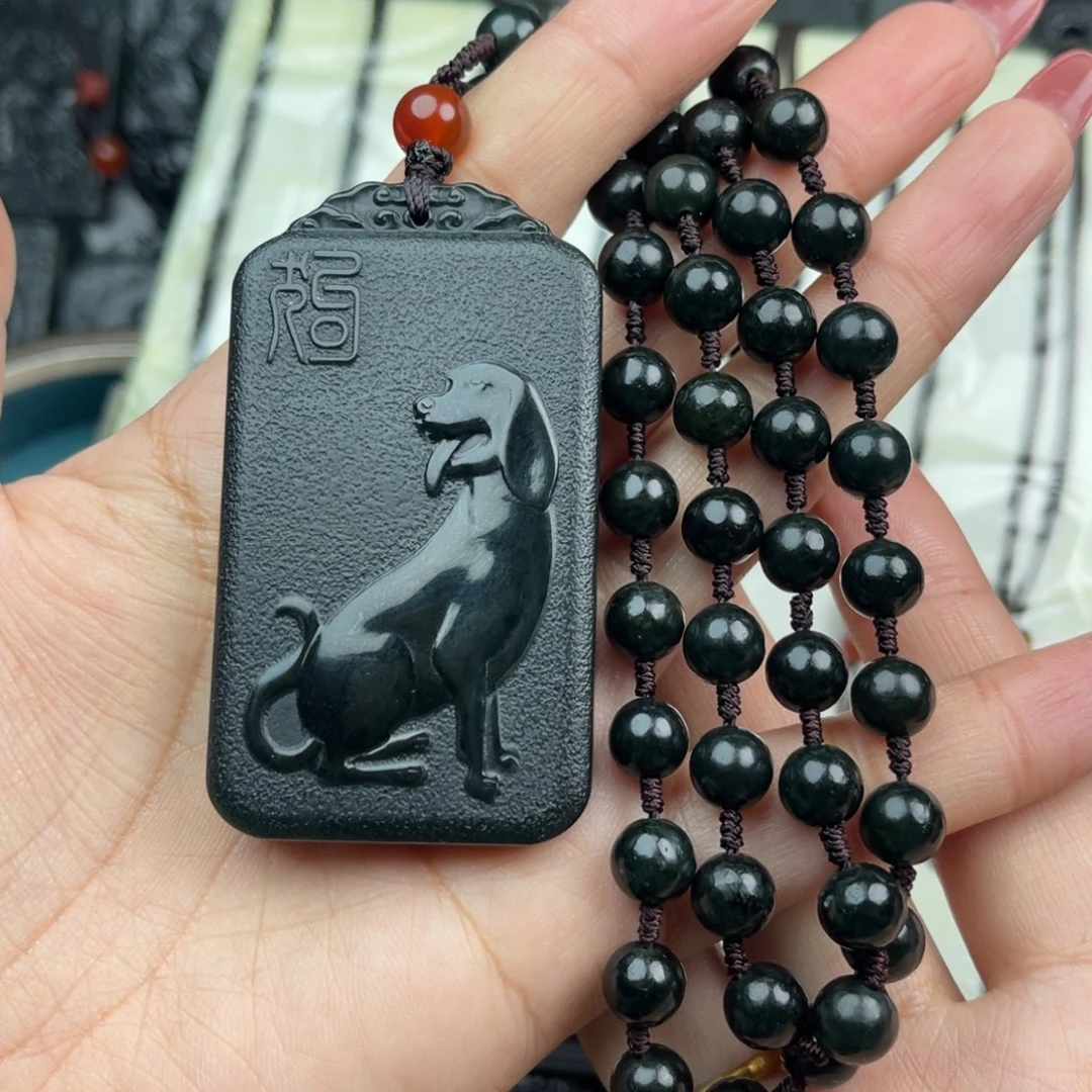 和田玉颈饰未镶嵌享**東