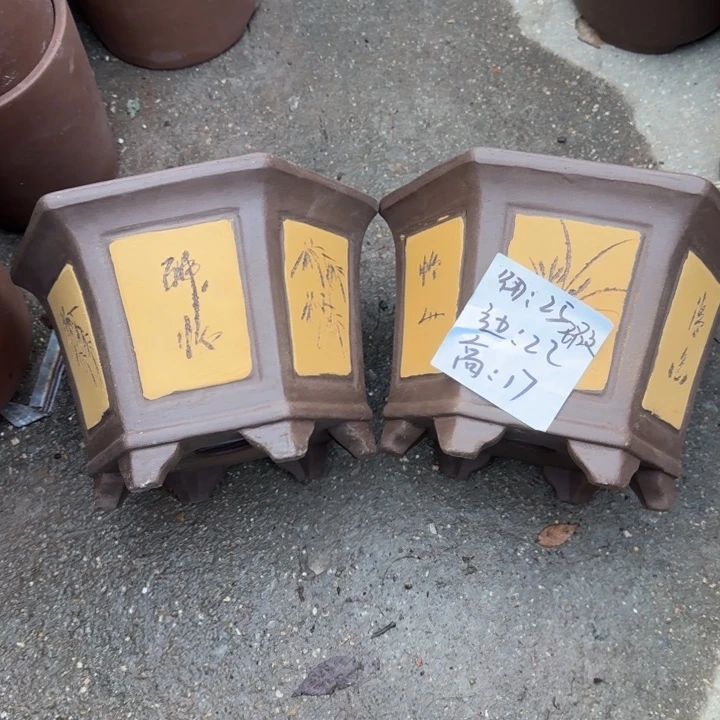 紫砂花盆特价商品